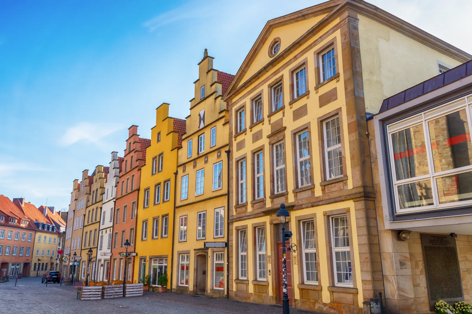 Giebelhäuser am Markt in der Osnabrücker Altstadt